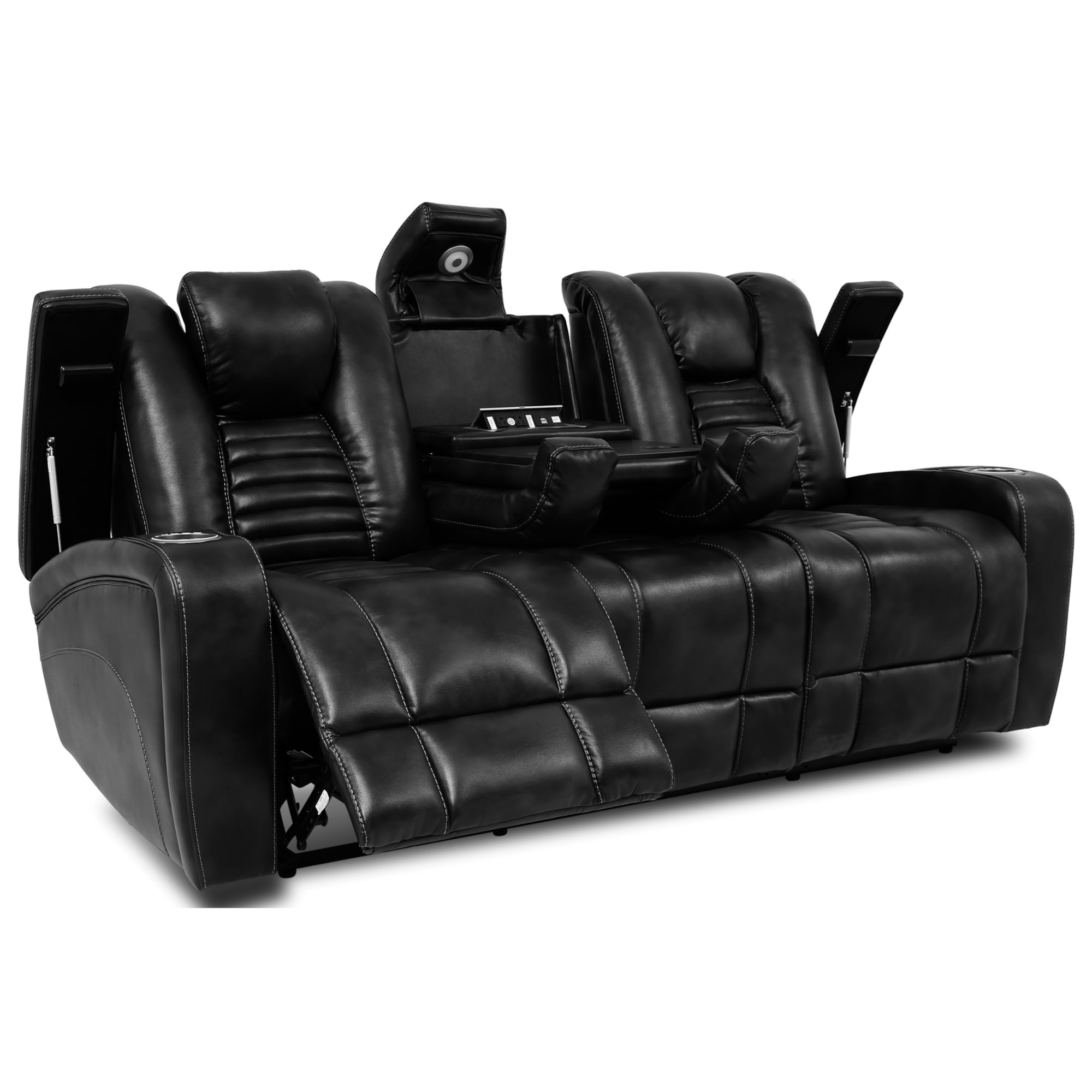 Burgess 16250 Contemporary Dual Power Reclining Sofa with Power